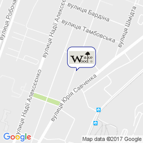 Вейквуд на карте Вейквуд на карте