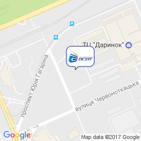 АСАТ на мапі