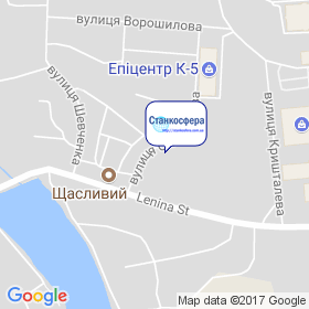 Станкосфера ТМ на мапі Станкосфера ТМ на мапі