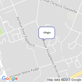 Allagio на мапі
