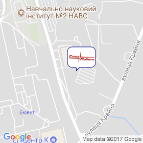 Союз меблі на мапі