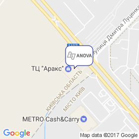 Anova на мапі Anova на мапі