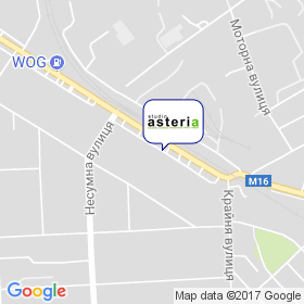 Asteria на мапі