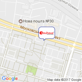 БАУХАУЗ на мапі