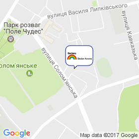 Бекер Акрома на мапі