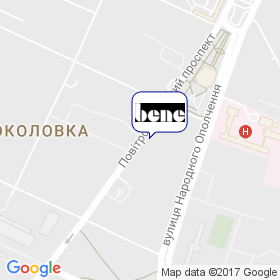 Бене Киев на карте Бене Киев на карте