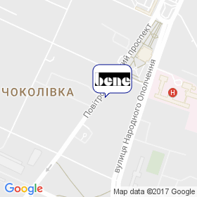 Бене Київ на мапі Бене Київ на мапі