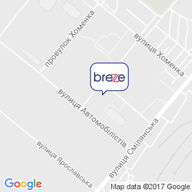 БРЕЗЕ на карте БРЕЗЕ на карте