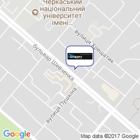 Комфорт плюс на мапі