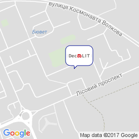 Деколит на карте Деколит на карте