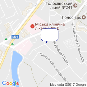 Дизайн-студія меблів в Голосієво на мапі