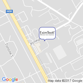 Ексім Текстиль на мапі