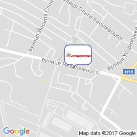 Євромеблі на карте Євромеблі на карте