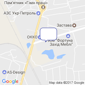 Фортуна Захід Меблі на мапі