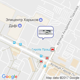 Фаберме на мапі