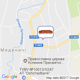 Фасад-Захід на мапі