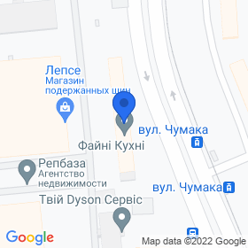 Файні Кухні на карте Файні Кухні на карте