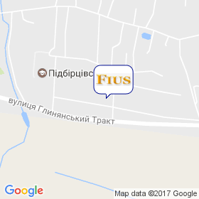 Фіус на мапі