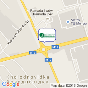 Fronty на карте Fronty на карте