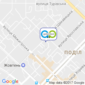 Галантпол на мапі