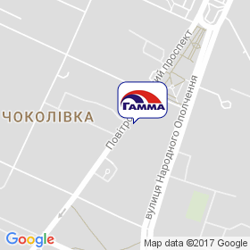 Гамма на мапі