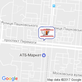 InterМеблі, ТМ на мапі