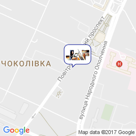 Джей Ей Єф Україна на мапі