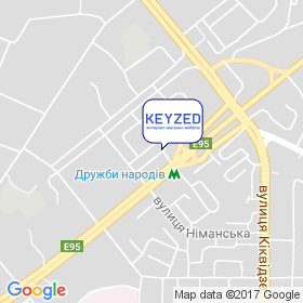 Кейзед на карте