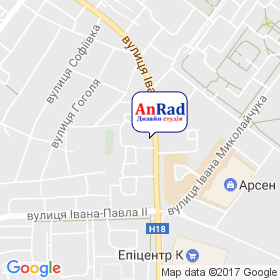 АнРад на мапі АнРад на мапі