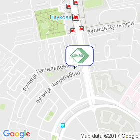 Комель-Плюс на мапі
