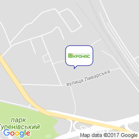 Кронас на мапі