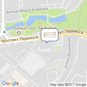 КСЕНА на мапі