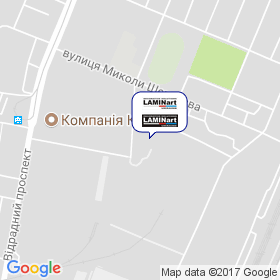 Ламінарт Україна на мапі