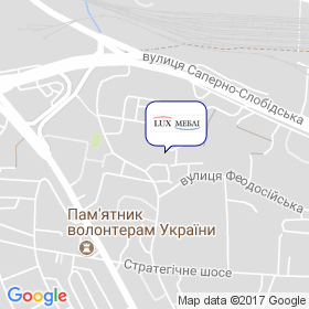 Люкс Меблі на мапі