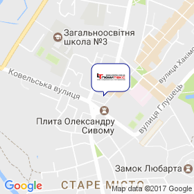 Люмітекс на мапі