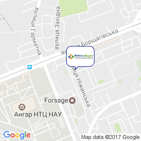 Меблі Маркет на мапі Меблі Маркет на мапі