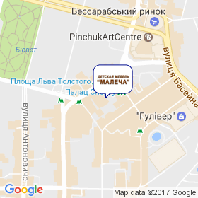 Малеча на карте Малеча на карте