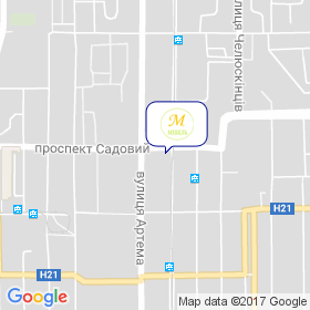 Меблі Маркет на мапі