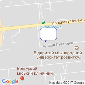 Меблі на Житомирській, салон на мапі