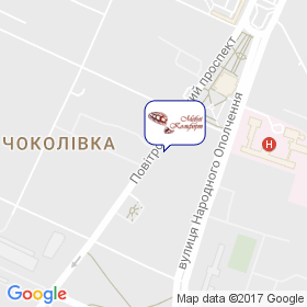 Меблі Комфорт на мапі