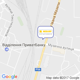 Мебляр на карте Мебляр на карте