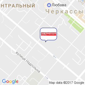 Меридиан, студия мебели на карте