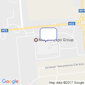 Модерн Експо, СП на мапі