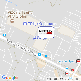 Modus на мапі Modus на мапі