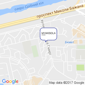MYAKISIDLA studio на мапі