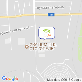 ОДА, МФ на карте ОДА, МФ на карте