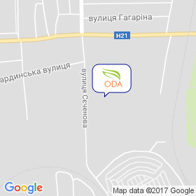 ОДА, МФ на мапі