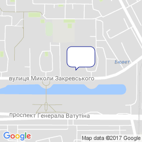 Архітектурно-дизайнерська майстерня Наталії Остроушко на мапі