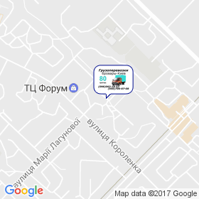 Perevoz на мапі