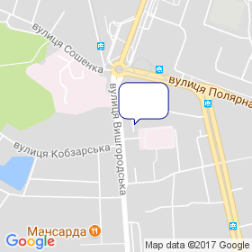 Шервуд-меблі на мапі